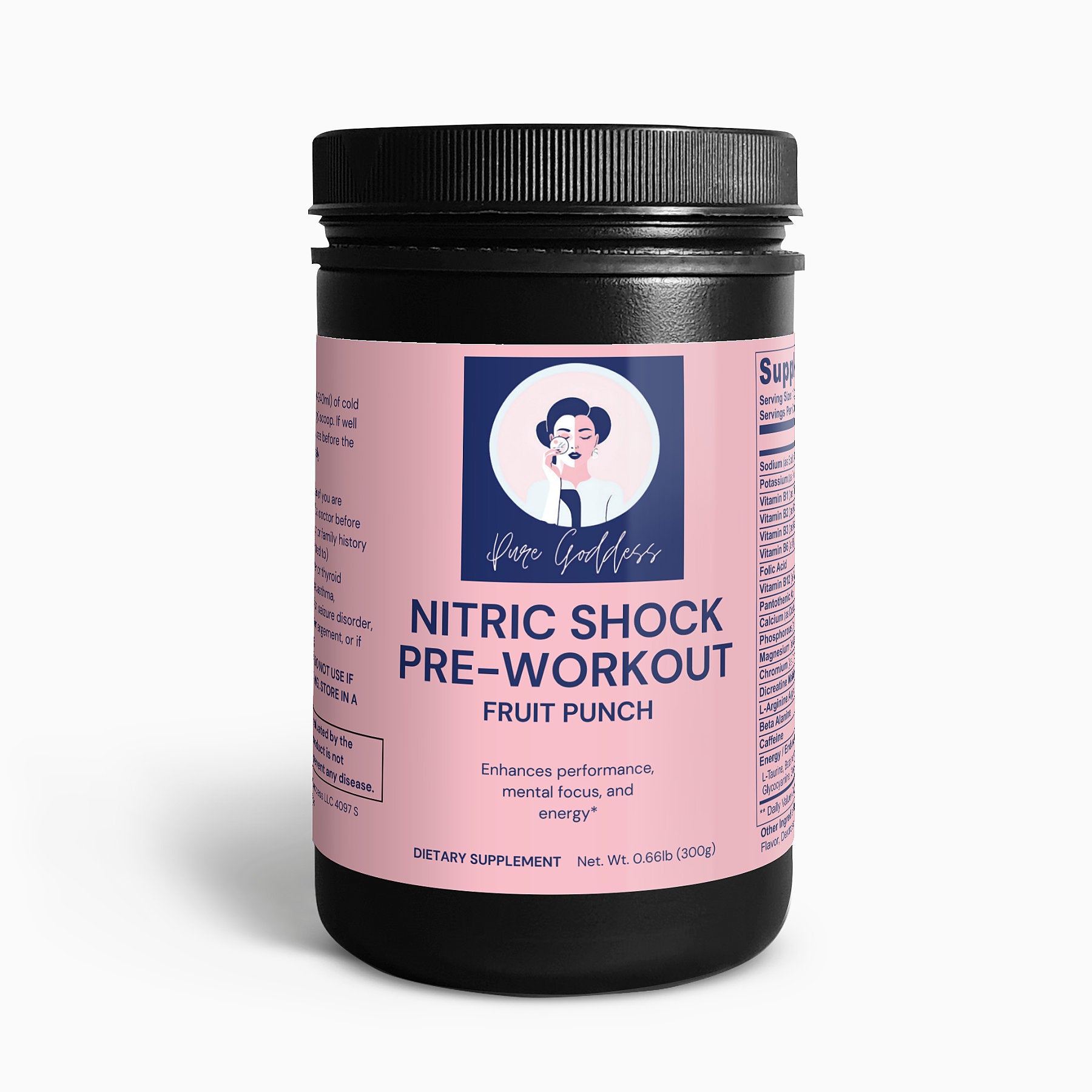  Nitric Shock Pre-Workout Powder (Fruit Punch)