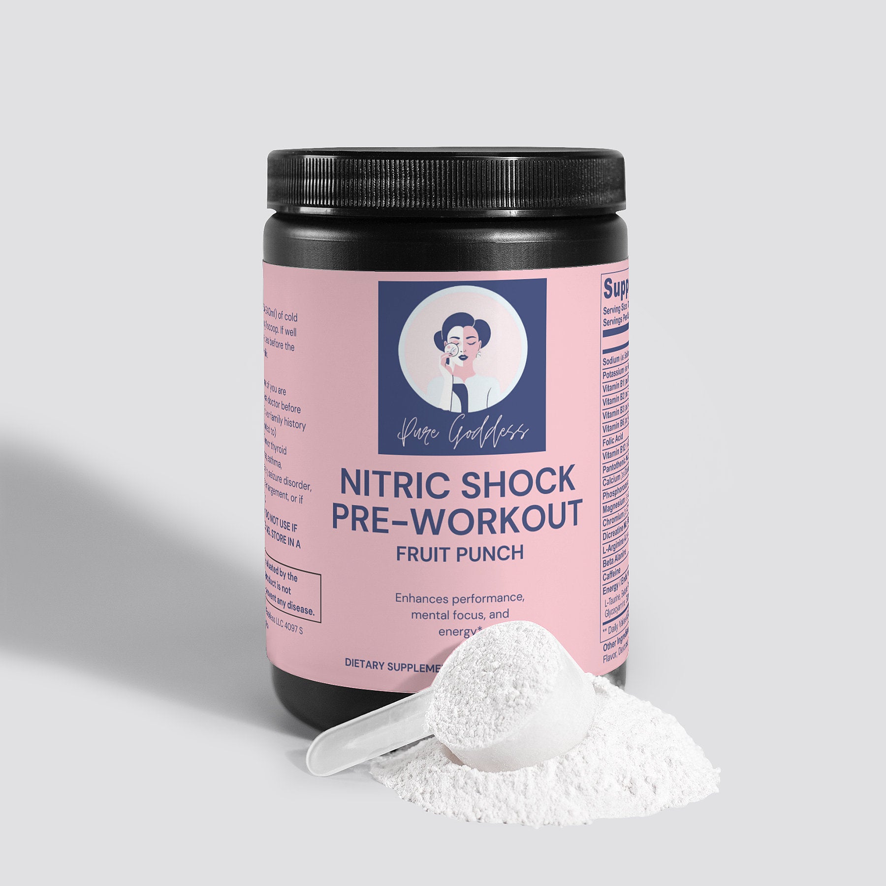  Nitric Shock Pre-Workout Powder (Fruit Punch)